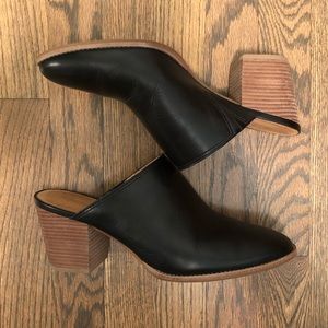 Madewell Black Harper Mule
